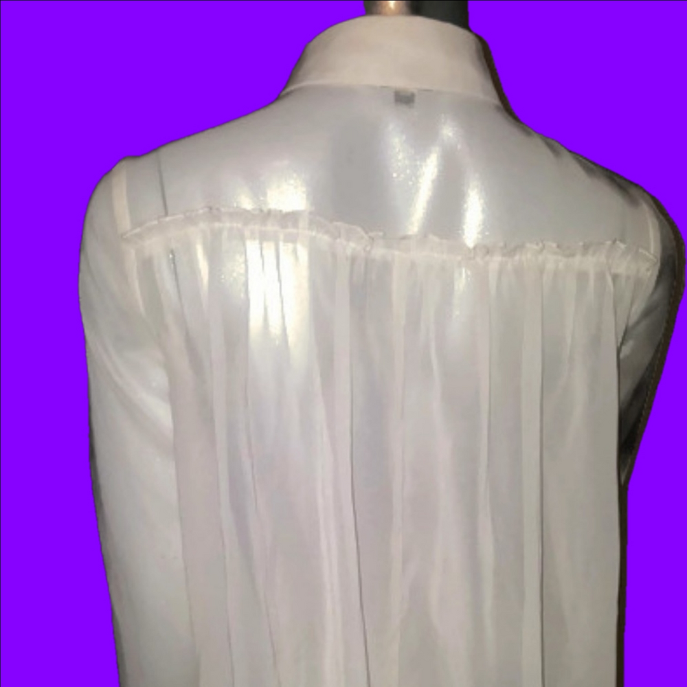 Miss Selfridge Beige Blouse Long Sleeves Size 0